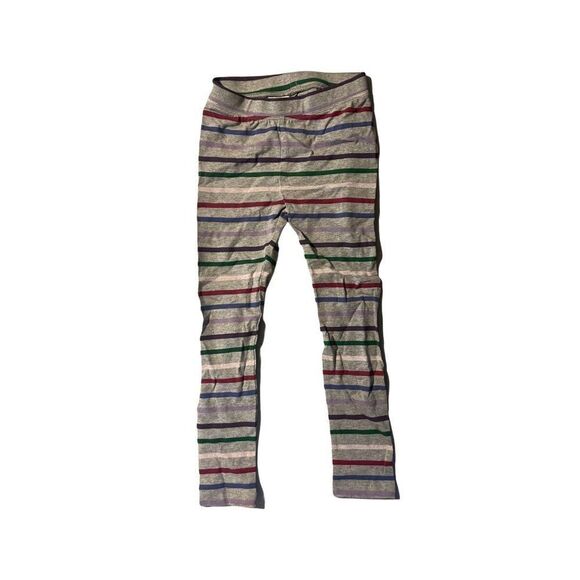 Spotted Zebra Girls Navy Blue Gray Striped Dotted Stretch Legging Sz 4T Lot Of 4 - Picture 1 of 7